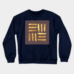 Adinkra symbols in gold Crewneck Sweatshirt